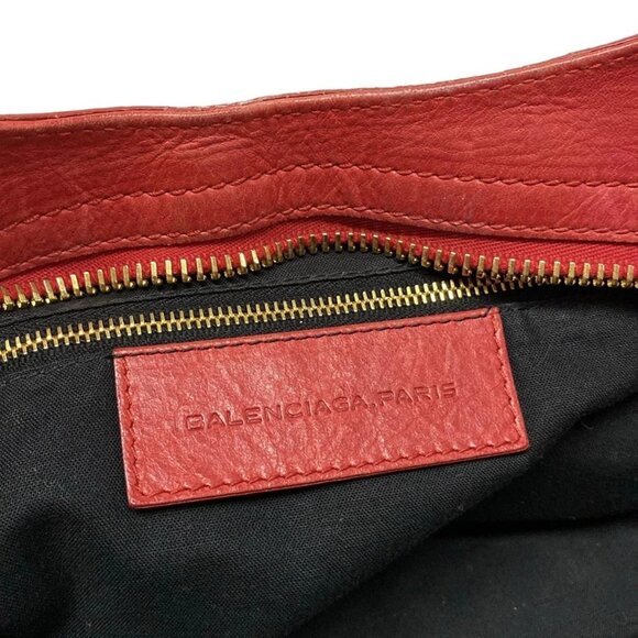 Auth BALENCIAGA The Giant City 173084 Red Leather - Handbag - Picture 16 of 16